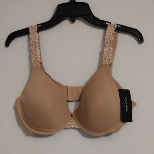 Natori Beige Lace Accent Bra